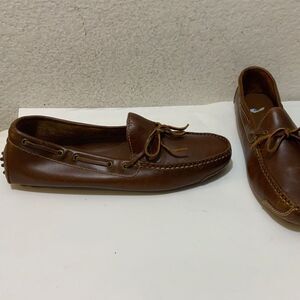 Cole Haan Gunnison Waxy Leather Boat Style Drivers  size 8.5 D